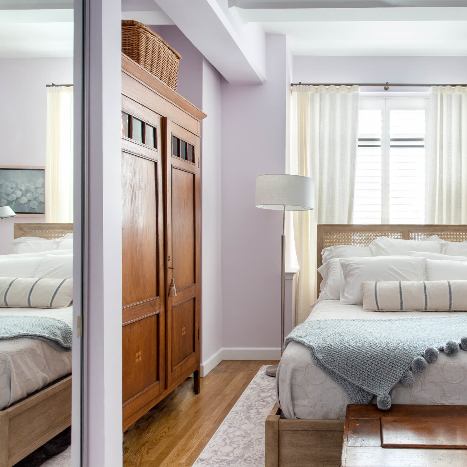 Purple walls sales bedroom ideas